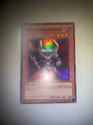 YuGioh Quick-Span Knight NM (1st Ed.) PRC1-EN006 Super Rare Card