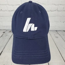 Howies Hockey Hat Cap Adjustable Navy Blue Strapback Embroidered Logo