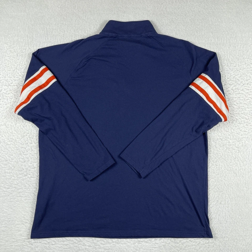 Auburn Tigers Pullover Womens 3XL Loose Blue 1/4 Zip UA Basketball Ladies Top - Image 2 of 4