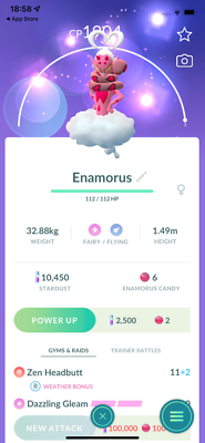 #ad Enamorus Legendary Pokemon Registered or Unregistered 30 Days Friendship $4.90