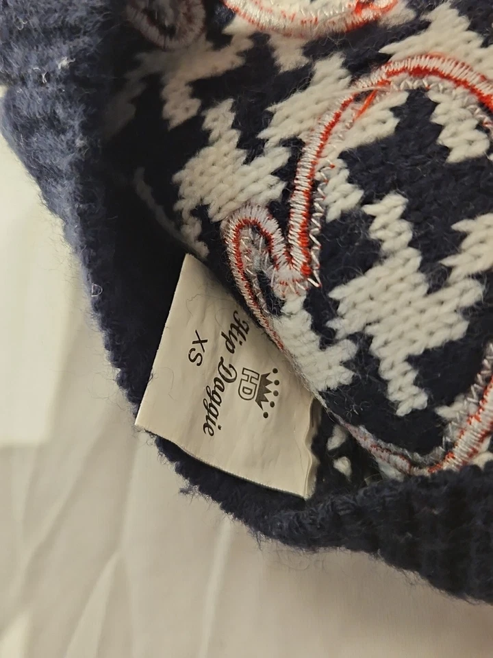 Suéter de Cadera Perro Perro con Guantes Bordados Suave Cálido XS Foto 3 de 3