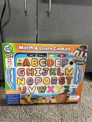 LeapFrog Match and Learn  Cookies New In Box Alphabet learning matching game NOS