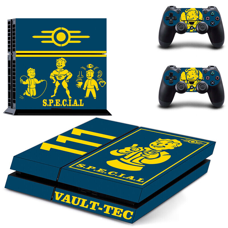 PlayStation 4 Console Skins Fallout Vault-Tec vinyl cut for guaranteed fit | eBay