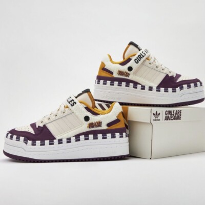 Adidas Triple Platform Women's Size Shoe Los Angeles Lakers - Main Image