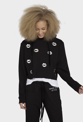 Peace Love World Erika Pullover Baby FT Silver Lips X Small
