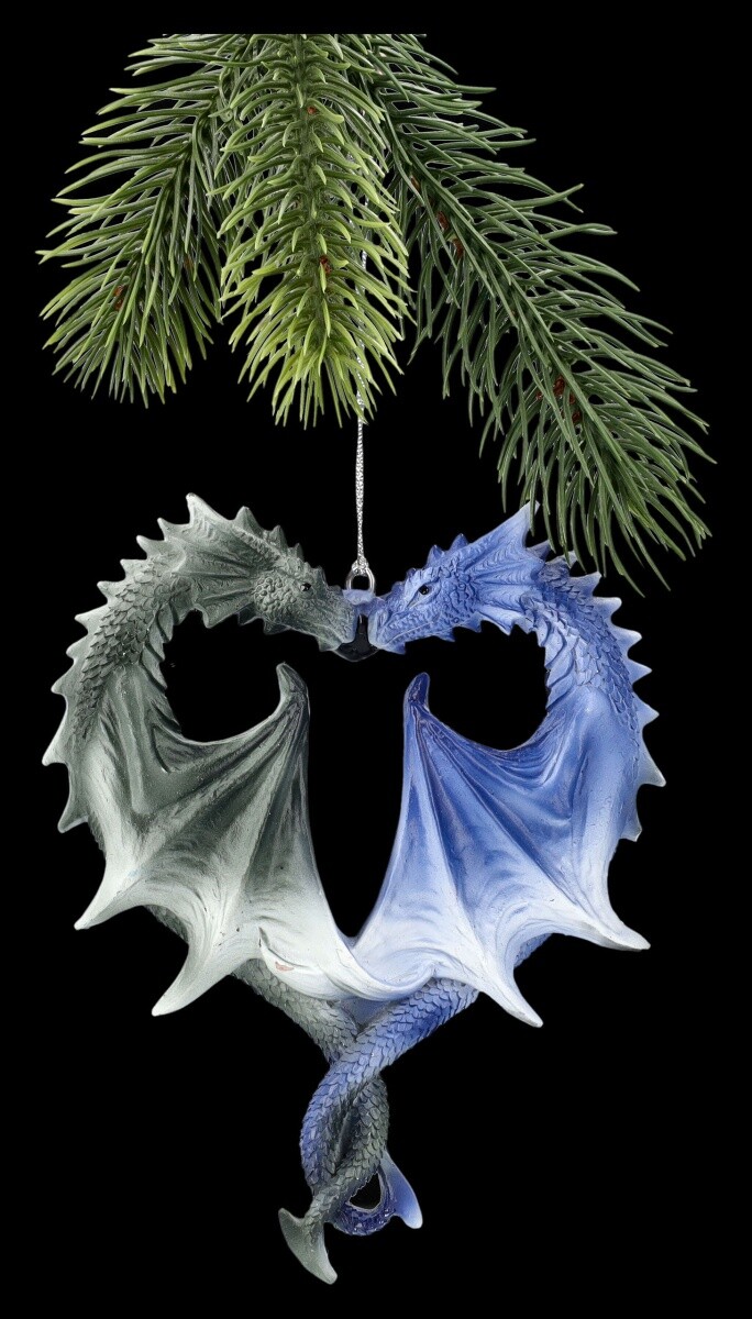Christmas Tree Decoration - Dragon Heart - Anne Stokes Christmas Bauble Decor