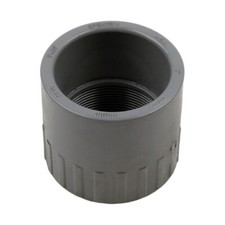 Spears 835-020 Gray 2  FNPT X Slip SCH 80/XH PVC Threaded Female Adapter Fitting