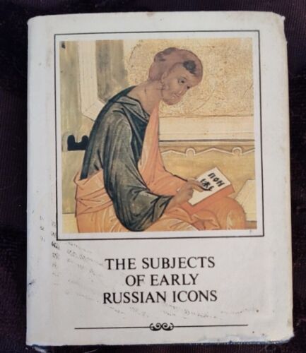 Mini Book The Subjects of Early Russian Icons Orthodox Art Miniature Book - Picture 1 of 6