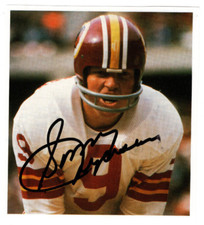 Sonny Jurgenson Signed Book Photo Autographed NFL Football HOF