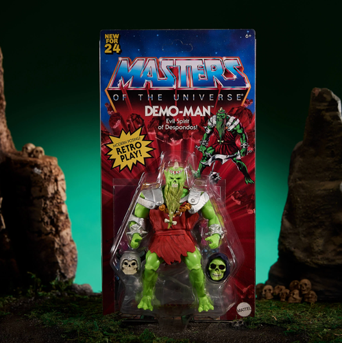 MOTU Demo-Man Origins Masters of the Universe Action Figure Mattel IN HAND!!!! - Imagen 5 de 12