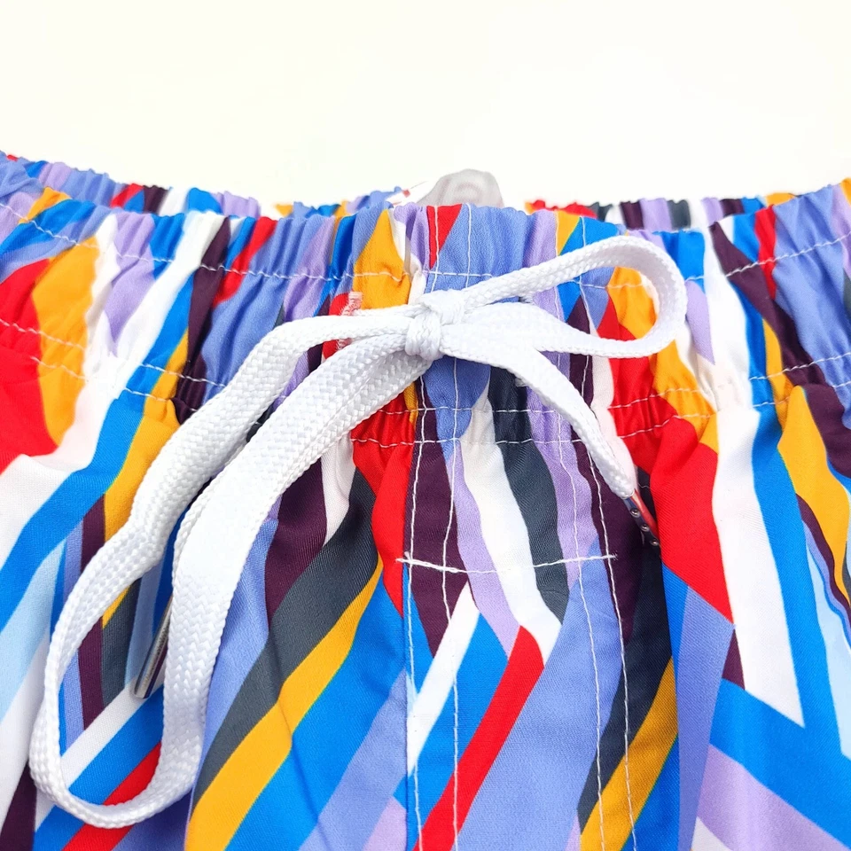 $75 2(X)IST Pantalones Cortos de Natación Forrados Coloridos Brillantes Para Hombres Talla Grande Foto 3 de 4