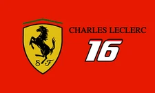 Scuderia Ferrari Flag - Charles Leclerc F1 Racing Team Banner - All Sizes