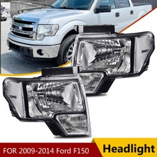 FIT FOR 2009-14 FORD F150 F-150 HEADLIGHTS HEADLAMPS HEADLAMPS REPLACEMENT NEW