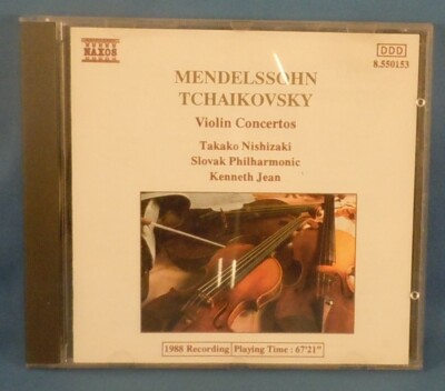 CD! - Mendelsohn & Tchaikovsky - Violin Concertos - Slovak Philharmonic