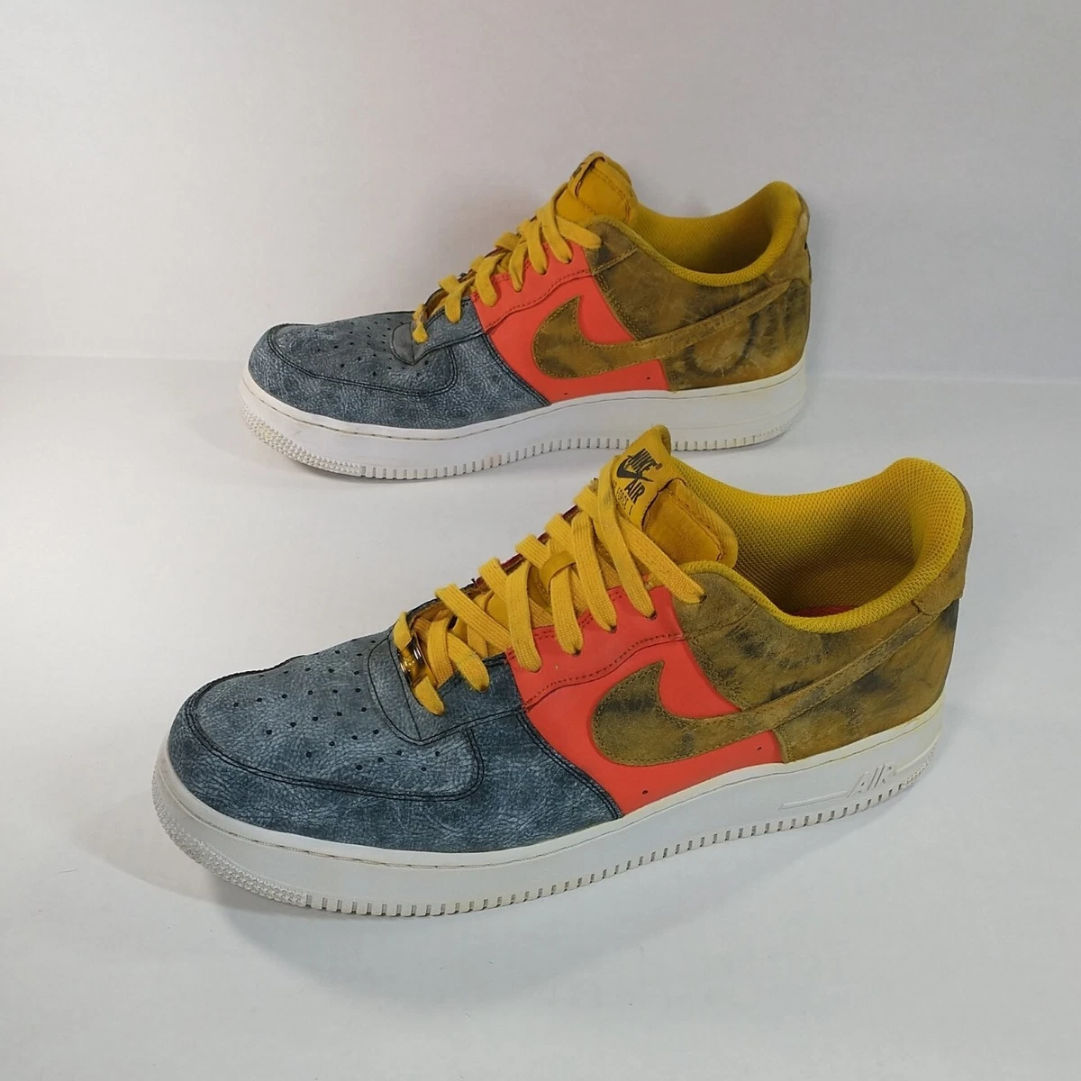 Nike Air Force 1 '07 Men's Size 13 LV8 CZ0337-700 Dark Sulfur Tie Dye