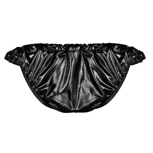 Sexy Men Leather G-string Brief Thong Bikini Wet Look Shiny Panties Underwear - Picture 18 of 32