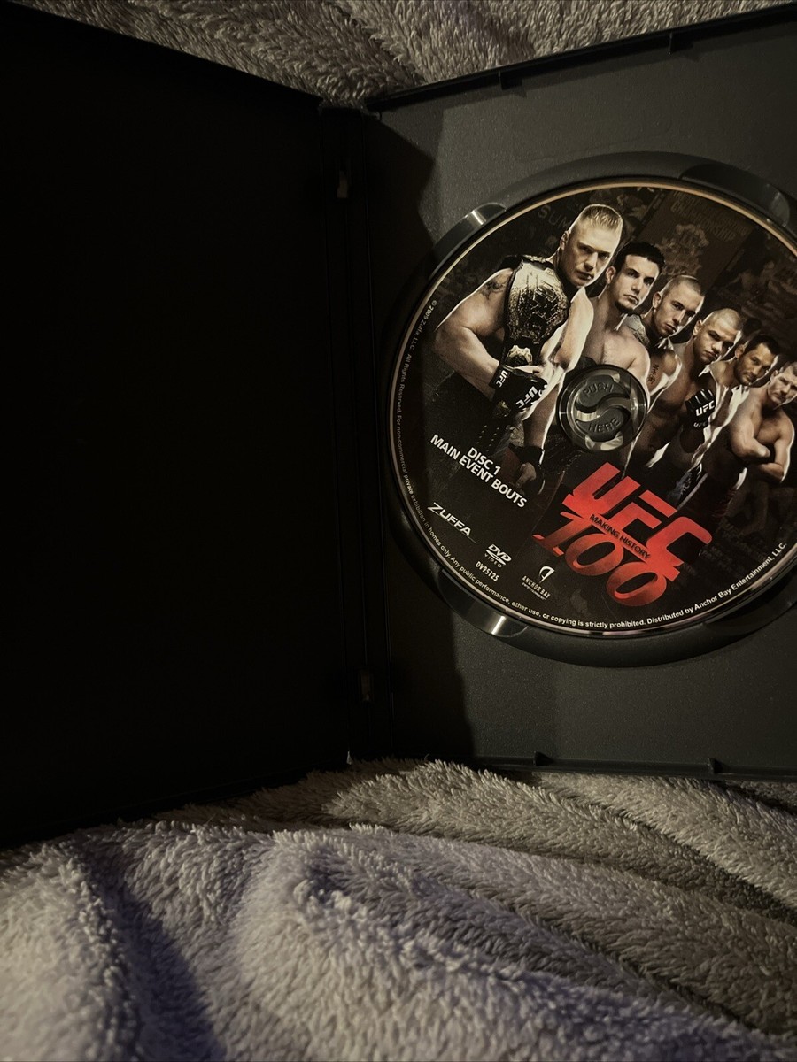 UFC 100 (Disc 1) DVD. Brock Lesnar VS Frank Mir, Henderson UFC 100 (Disc 1) DVD. Brock Lesnar VS Frank Mir, Henderson