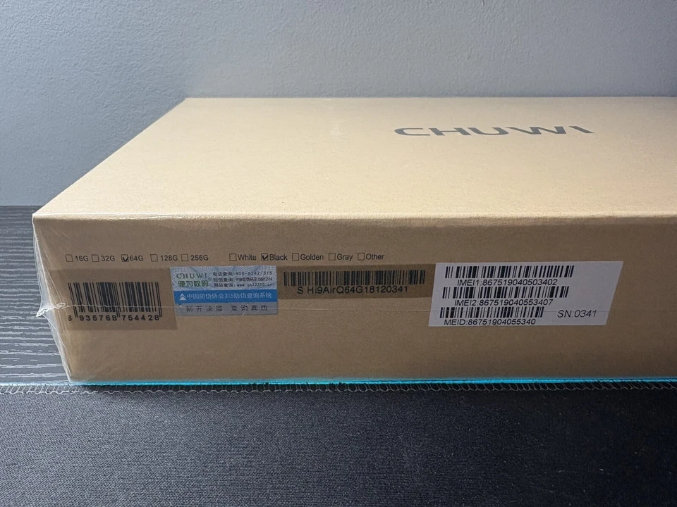 CHUWI Hi9 Air Android O Tablet Full HD 10.1inch IPS 4+64GB Deca Core 4G Dual SIM - Image 4 of 4