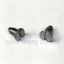 Needle Plate Screw (Set of 2) For Singer 221 Featherweight, 222, 301, 301A