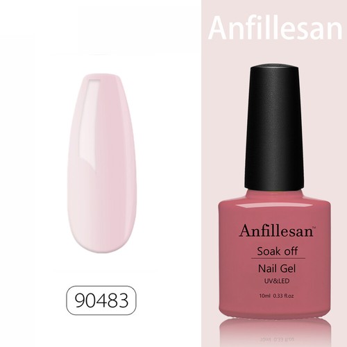 Anfillesan Nail Polish UV LED Soak Off Gel Polish Base Top Coat Gel Varnish 10ml - Picture 85 of 155