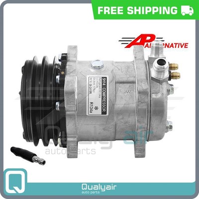 New Compressor for OE Sanden SD5S14 - 132mm 2 Groove Clutch 12V OE#D45070015