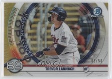 2020 Bowman Scouts Top 100 Chrome Gold Refractor 3/50 Trevor Larnach 0ba9