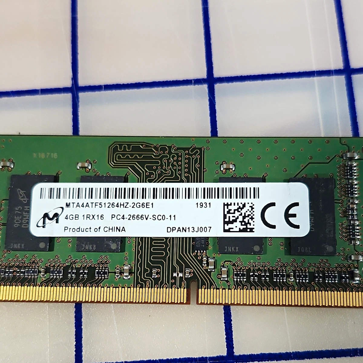 Micron DDR4 SDRAM 4 GB Total Capacity Memory (RAM) for sale | eBay