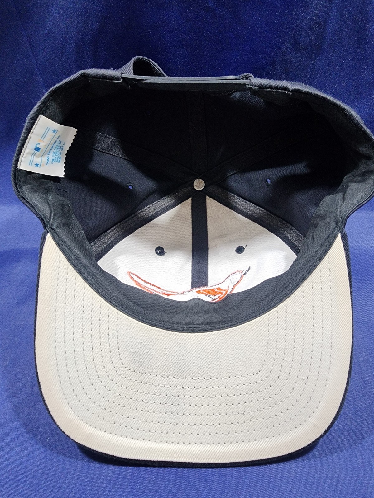 Vintage Baltimore Orioles Twins Enterprise Hat Black Adjustable Snapback Cap