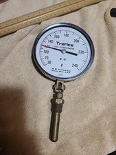 Trerice 53-2458 Dial Thermometer 5 30 /240 F Tested And Working Steam punk