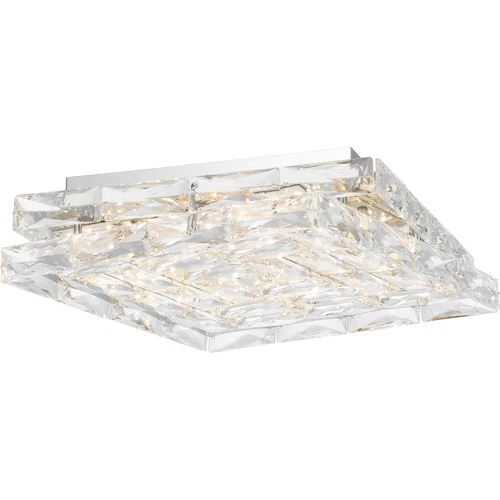 Quoizel PCMIL1615 Milania 15"W LED Semi-Flush Square Ceiling - Chrome - Picture 1 of 3