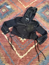 Loewe Hooded Leather-trimmed Cotton-blend Twi...