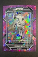 2023 Panini Prizm - Jim Bunning #296 Purple Ice Prizm