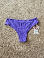 Hanky Panky Women's Playstretch Natural Rise Thong - Raw Amethyst Purple, XS-S
