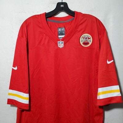 Kansas City Chiefs Jersey Mens XL Blank Jersey Red Nike On Field NWOT 