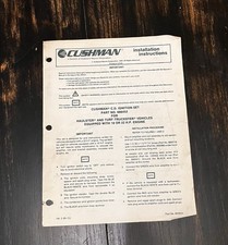 1989 Cushman C.D. Ignition Set Installation I...