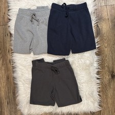 Jumping Beans Jogger Pants Boys 6 Navy Light Gray Dark Gray Fleece 3pc Lot EUC