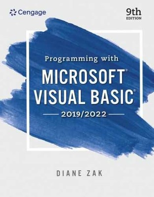 Programming With Microsoft Visual Basic - Paperback, by Zak Diane - Very Good