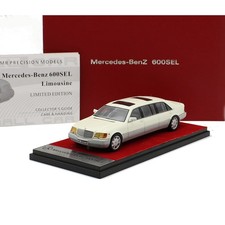 1/43 MERCEDES BENZ 600 SEL Limousine Limited200 Collectible Car model Resin