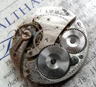 Antique Waltham Model 1899 16 Size Pocket Watch Movement Dial & Hands Parts