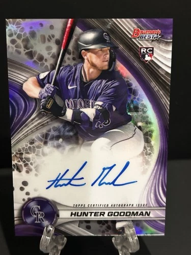 2024 Bowman's Best - Best of 2024 Autographs Hunter Goodman #B24-HG (AU, RC)