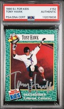 TONY HAWK Rookie Auto 1990 Sports Illustrated SI for Kids RARE Clean PSA DNA