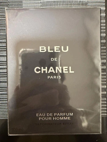 Chanel blu Perfume Men 3.4 oz 100ml Spray New - product listing photo