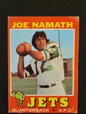 Celebrate the Career of Broadway Joe with the Top Joe Namath Football Cards 24