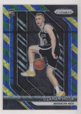 2018-19 Panini Prizm Choice Blue Yellow & Green Prizm Dzanan Musa #198 7i2