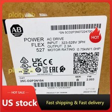 New Allen Bradley 25C-D2P3N104 AC Drive 0.75kW 1HP PowerFlex 527 Factory Sealed