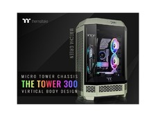 Thermaltake The Tower 300 Matcha Green Micro Tower Chassis ca1y400sewn00