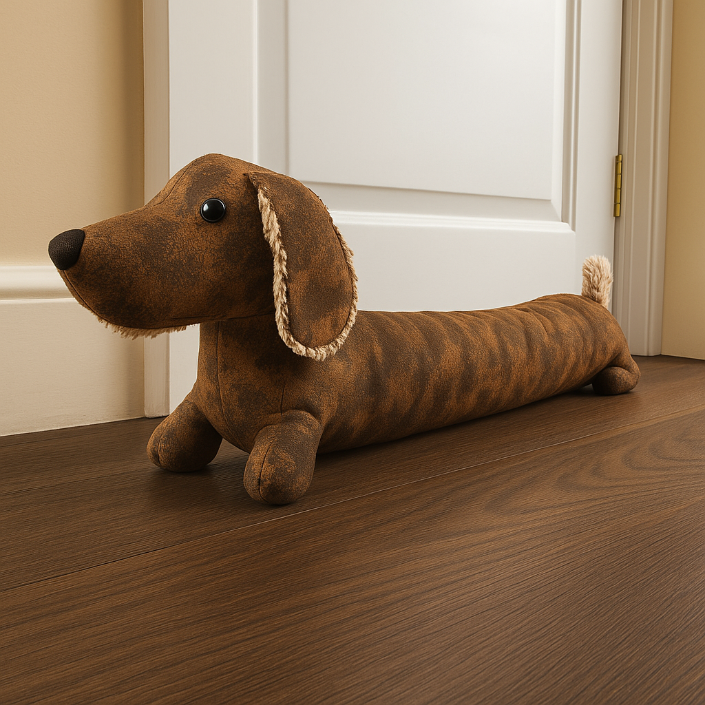 Avilo - Dachshund Draught Excluder - 22 x 67 x 12cm - Brown - Image 2