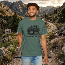 Land Cruiser 70 Off-Road Adventure 4x4 Graphic 2nd Gen T-Shirt