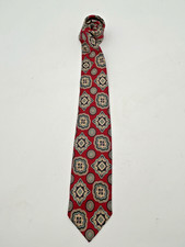 Vintage Polo Ralph Lauren Mens Silk Neck Tie Multi Geometric Medallion USA Made