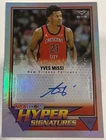 YVES MISSI 2025-26 NBA Hoops Hyper Signatures Auto #HHS-YM New Orleans Pelicans